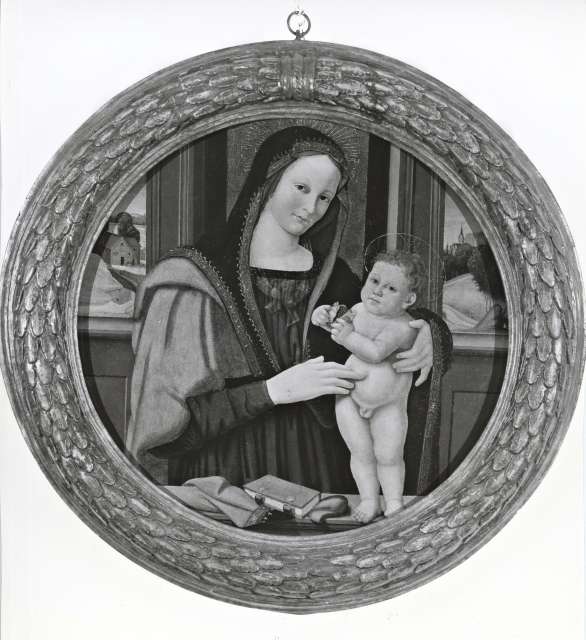 Anonimo — Anonimo fiorentino sec. XV - sec. XV - Madonna con Bambino — insieme